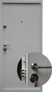 Ulazna vrata bela guardian white sigurnosna za stan ili kucu